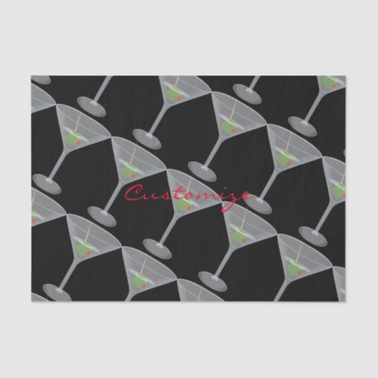 ダーティオリーブマルティーニサンダーコーブ 薄葉紙 (正面)