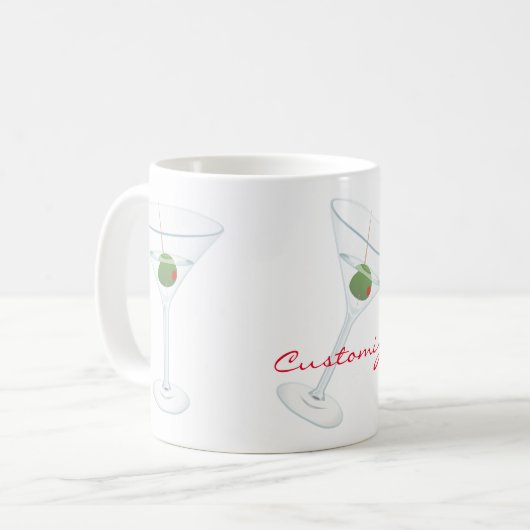 ダーティオリーブマルティーニサンダー_コーブ コーヒーマグカップ (正面左)