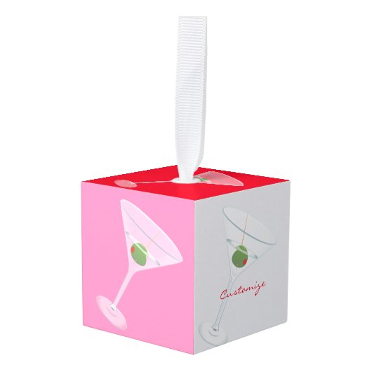 ダーティオリーブMartini Thunder_Cove キューブオーナメント (正面アングル)