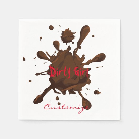 ダーティガールサンダー_コーブ スタンダードカクテルナプキン (正面)