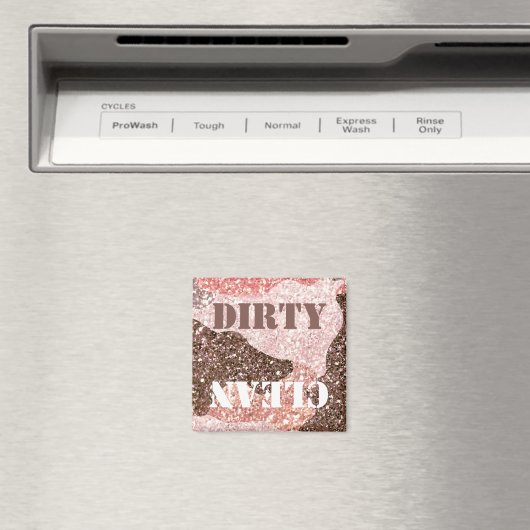 ダーティクリーンバラ金ゴールド迷彩迷彩柄食洗機 マグネット (インサイチュ (食洗機))