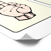 ダーティサイン言語フラッシュカード ポスター (角)