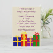 ダーティサンタクリスマス招待状 招待状 (スタンド正面)