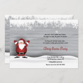 ダーティサンタシークレットサンタパーティー 招待状 (正面/裏面)