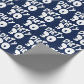 ダーティサーティティティー誕生日 ラッピングペーパー (角)