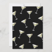 ダーティサーティマルティーニ30歳の誕生日招待状 招待状 (裏面)