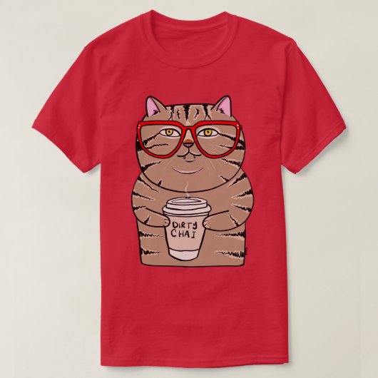 ダーティチャイ子猫 Tシャツ (デザイン正面)