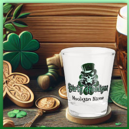 ダーティフーリガンパーソナライズされたロゴ –  ショットグラス