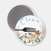 ダーティプレート食洗機磁石 マグネット (正面/裏面)