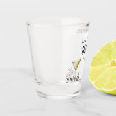 ダーティマルティニカクテルブライダルシャワー ショットグラス (左)