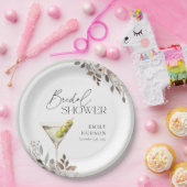 ダーティマルティニカクテルブライダルシャワー ペーパープレート (パーティー)