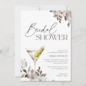 ダーティマルティニカクテルブライダルシャワー 招待状 (正面)