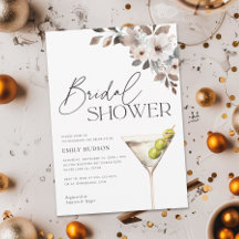 ダーティマルティニカクテルブライダルシャワー