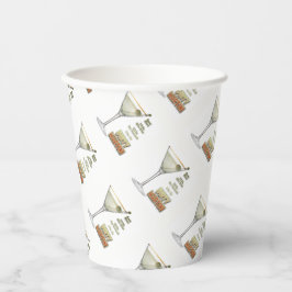 ダーティマルティニカクテルレシピアート紙カップ 紙コップ