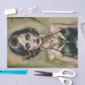 ダーティマルティニドールカクテルかわいこちゃんデコページ 薄葉紙 (クラフト)