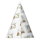 ダーティマルティーニカクテルレシピアートパーティーハット パーティーハット (裏面)