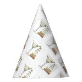 ダーティマルティーニカクテルレシピアートパーティーハット パーティーハット (正面)