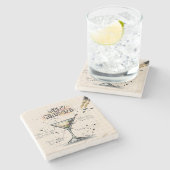 ダーティマルティーニストーンコースター ストーンコースター (横)