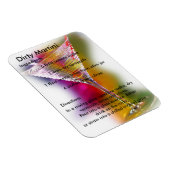 ダーティマルティーニドリンクレシピ磁石 マグネット (右側)