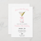 ダーティマルティーニ誕生日招待状 サンキューカード (正面/裏面)