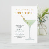 ダーティマルティーニ30歳の誕生日パーティー、ダーティサーティーン 招待状 (スタンド正面)