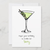 ダーティマルティーニ30誕生日 カード (正面)
