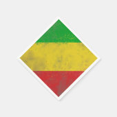 ダーティラスタストライプ スタンダードカクテルナプキン (角)