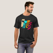 ダーティンヴィンテージおもしろいダーツプレーヤー Tシャツ (正面フル)