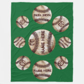 ダーティヴィンテージパーソナライズされたブランケット フリースブランケット (正面)