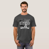 ダーティーなグランジの都会のジャングル Tシャツ (正面フル)