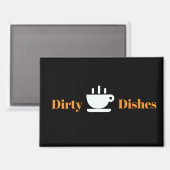 ダーティーディッシュ食洗機 マグネット (正面/裏面)