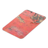 ダーティーピーリング絵を描レッドオンバーンウッド マグネット (左側)