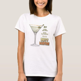ダーティーマティーニカクテルレシピアート 服& Tシャツ