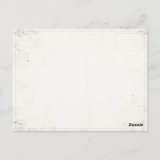 ダーティ旗に闘牛の付いたスペインのはがき ポストカード (裏面)