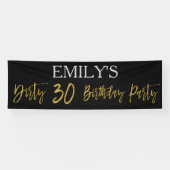 ダーティ30アナウンスパーティーバナー 横断幕 (横)