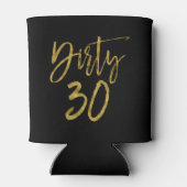 ダーティ30ゴールドフォイル誕生日クーラーボックス 缶クーラー (裏面)