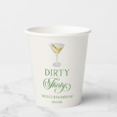 ダーティ30ダーティMartini誕生日パーティー 紙コップ (正面)
