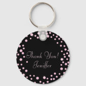 ダーティ30ピンクコケカスタマイズット名 キーホルダー (裏面)