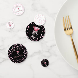 ダーティ30ピンクコケット誕生日パーティー コンフェッティ