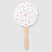 ダーティ30ピンクコケット誕生日パーティー ハンドファン (裏面)