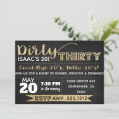 ダーティ30招待状 招待状 (スタンド正面)