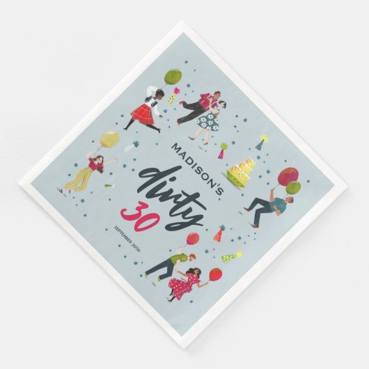 ダーティ30歳の誕生日パーティの招待状 (コーナー)