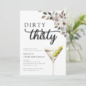 ダーティ30歳の誕生日パーティー 招待状 (スタンド正面)