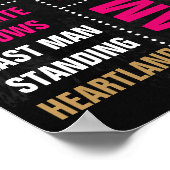 ダーティ30誕生日黒板の符号大人 ポスター (角)