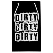 ダーティ3030ダーティ祝バースデーパーティー スモールペーパーバッグ (裏面)