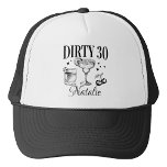 ダーティ30th誕生日パーティーマッカスタムチング キャップ<br><div class="desc">私たちの汚祝い30歳の誕生日パーティーのマッチングTrucker Hatとスタイルで大きな3-0の準備カスタムをしなさい！これは単なる帽子ではなく、30歳の誕生日のパーティー、プールサイドの祭り、またはあなたのソーシャルクラブとのお祝いのための完璧なアクセサリーである。彼女の特別な日のために作られた、私たちのトラック運転手の帽子は素晴らしい30歳の誕生日の贈り物とおもしろいに加えて追加あなたの誕生日の服。独自の文字を作カスタムり出すために、それをパーソナライズする。心地よいを念頭に置いて設計された私たちのトラック帽は、クラシックスナップバックデザインと通気性のメッシュを備え、屋外お祝い中保に最適なクール。あなたはビーチ、プール、または単に友達と一緒に打つかどうか祝、私たちのダーティ30歳の誕生日パーティーマッチングトラックカスタムカー帽子はあなたの外観を完成し、あなたの30歳の誕生日パーティーを1つ覚えておくために究極のアクセサリーである！</div>