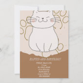 ダーティ3-Y第3誕生日招待状 招待状 (正面)