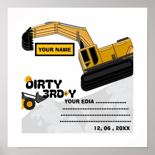 ダーティ3-Y第3誕生日 ポスター (正面)