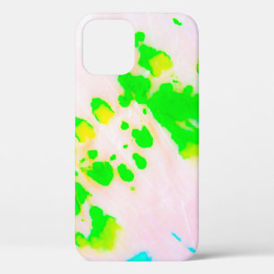 ダーティ・アート・グラフィティ。抽象芸術デコサニーイカット iPhone 12ケース