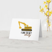 ダーティ カード (黄色い花)